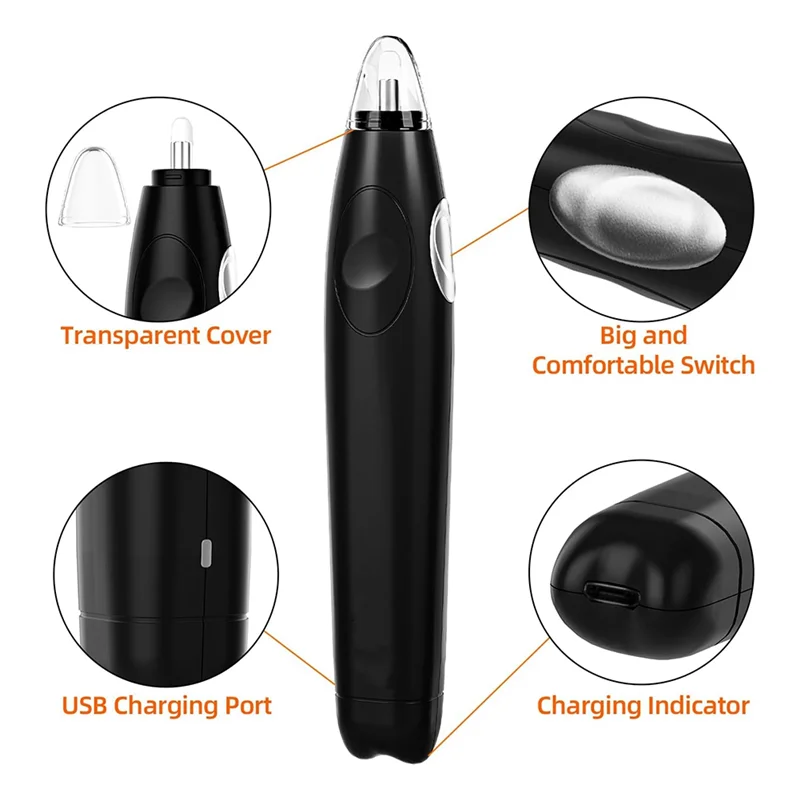 DN-Электрический ластик для художников, перезаряжаемый набор электрических ластиков для карандашей для эскизов, поделок для рисования карандашей, поделок, Arts Black