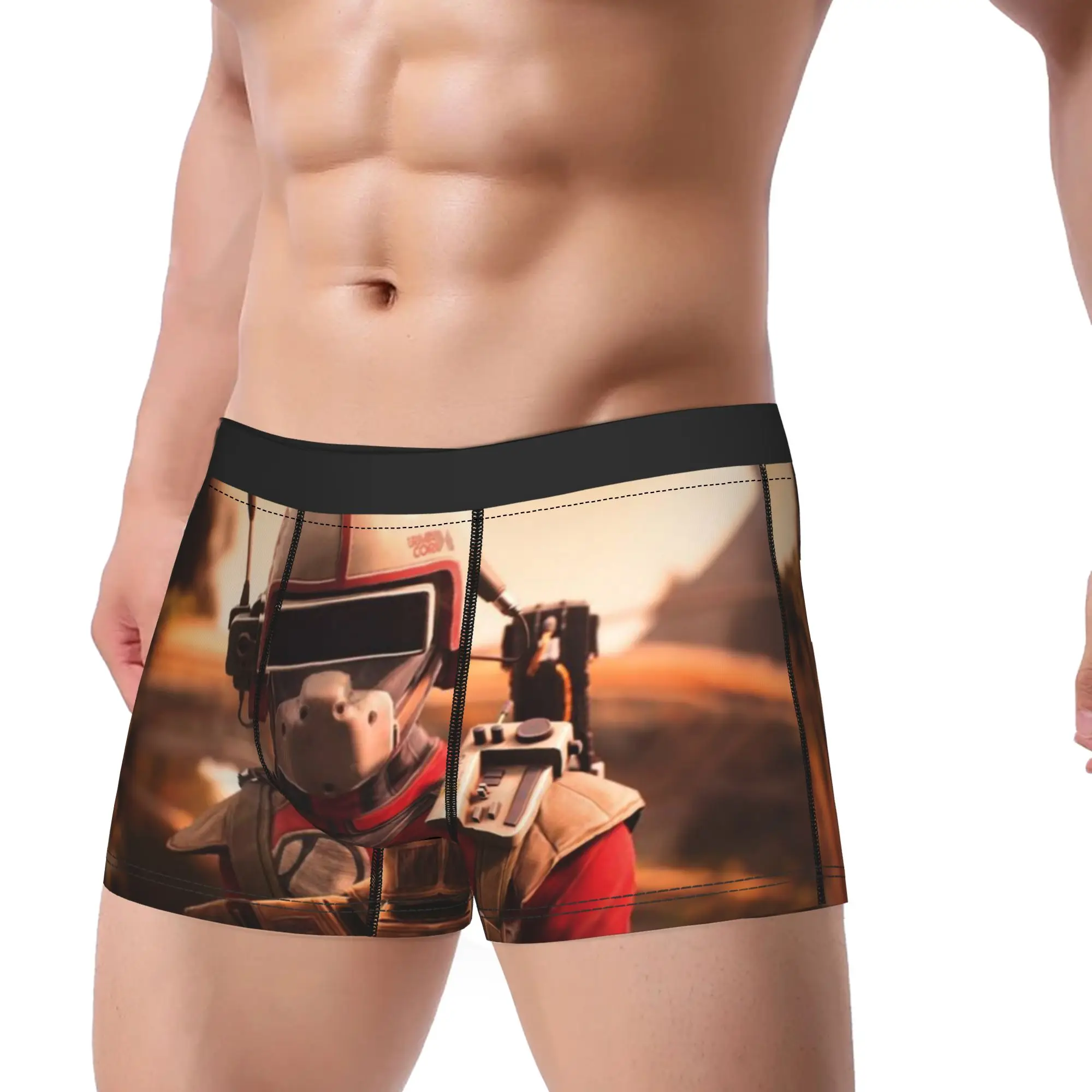Men's ARC Raiders Underwear Gaming Sexy Boxer Briefs Shorts Panties Male Soft Underpants Plus Size