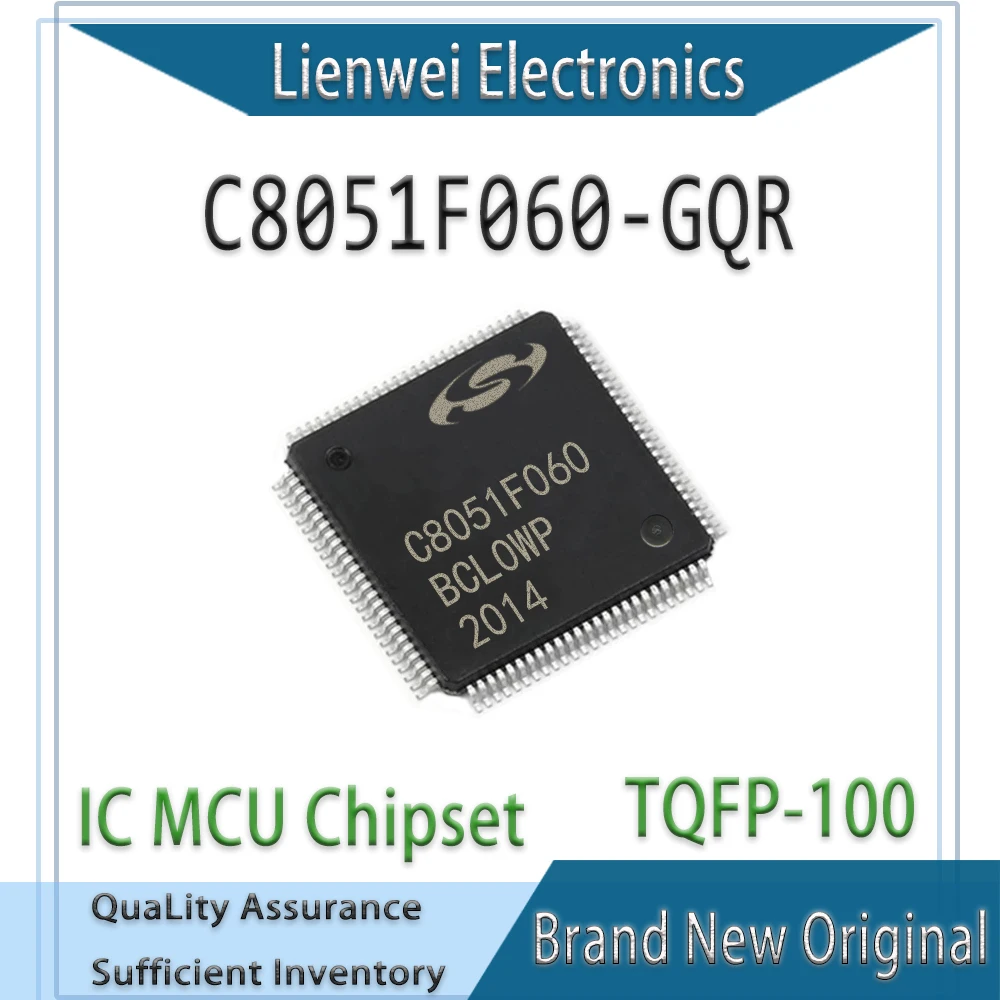 

100% New C8051F060 C8051F060-GQR IC MCU Chipset TQFP-100