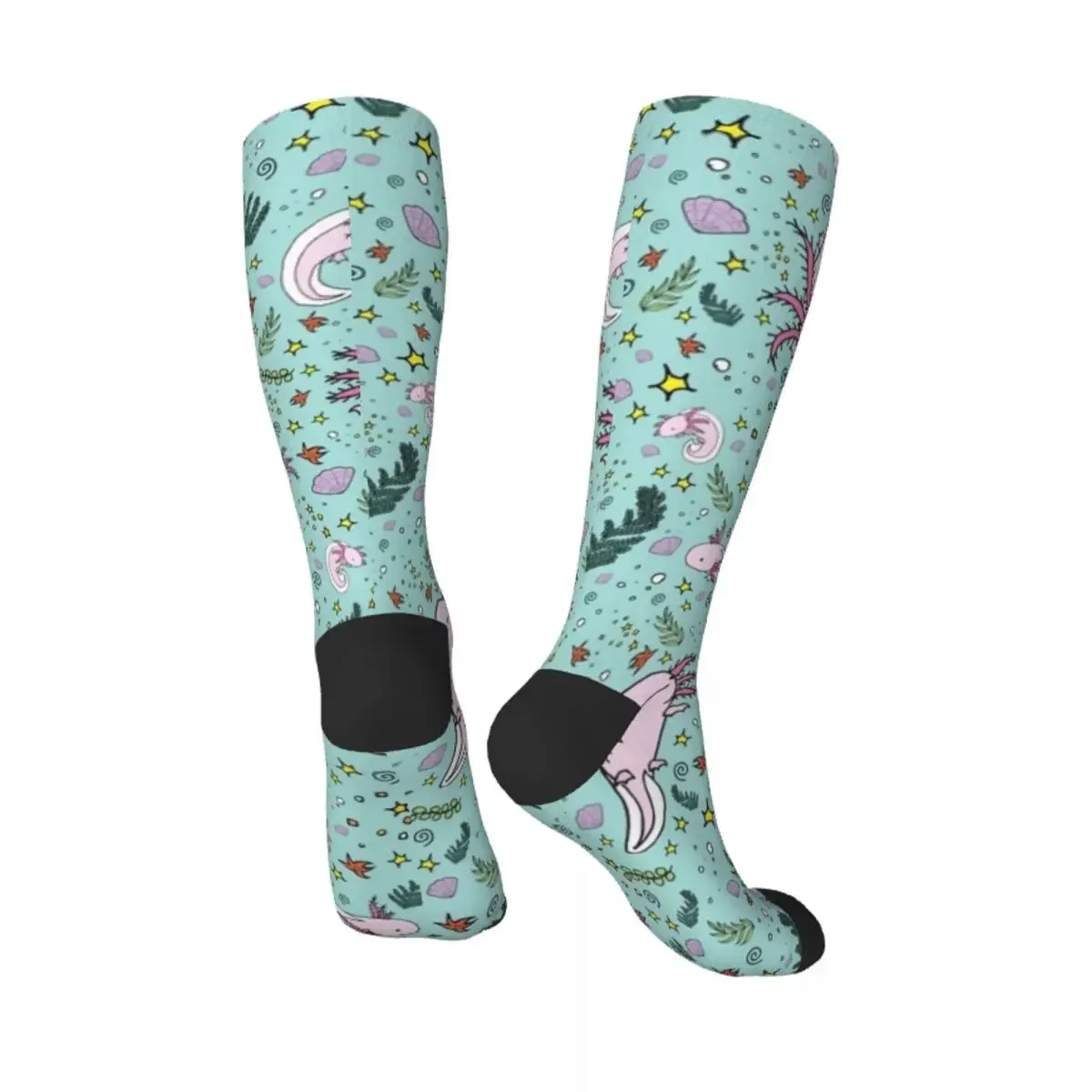 Axolotl Socks fashionable luxury Stockings compression Boy Child Socks Women's