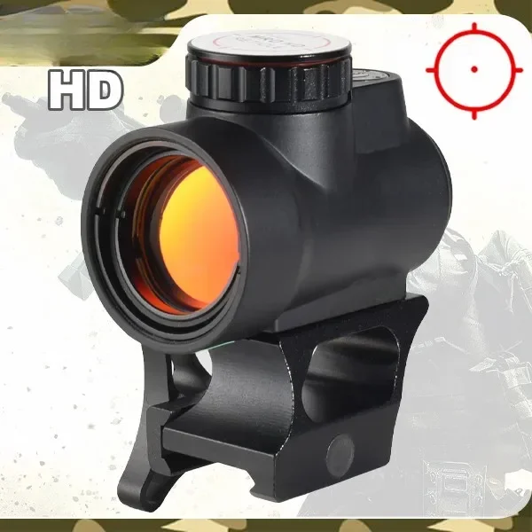 

Hunting Red Dot Sight Optic Reflex Holographic Dot 2.0 MOA with Low Base Mount Rifle Airsoft Scope Tactical Accsesories