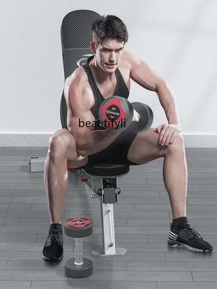 New Fitness Chair Commercial Dumbbell Stool Household Multifunctional Right Angle Stool Barbell Bench Press Stool