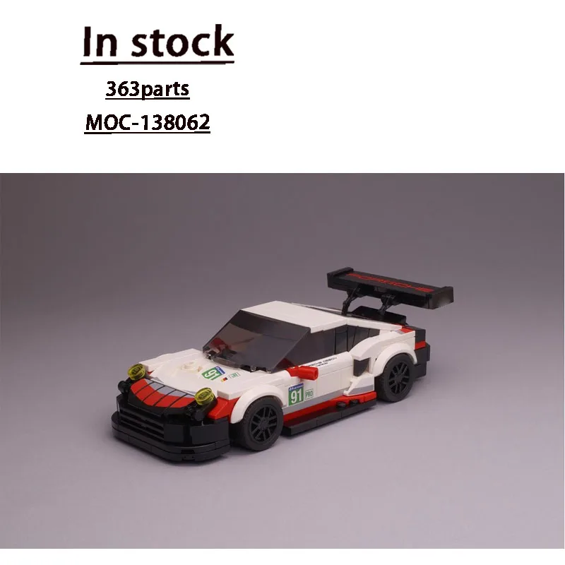 

MOC-138062Новый ClassicRSRCity спортивный автомобиль гоночный строительный блок модель363 части для мальчиков и детей на день рождения строительный блок игрушка в подарок