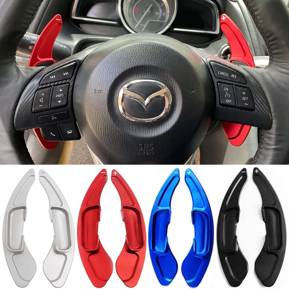 For Mazda 2 DL Mazda 3 Atenza BM BN 6 GJ CX-3 DK CX-5 KF CX9 TC Skyactiv-CNG Sport Car Steering Wheel DSG Shift Paddle Extension