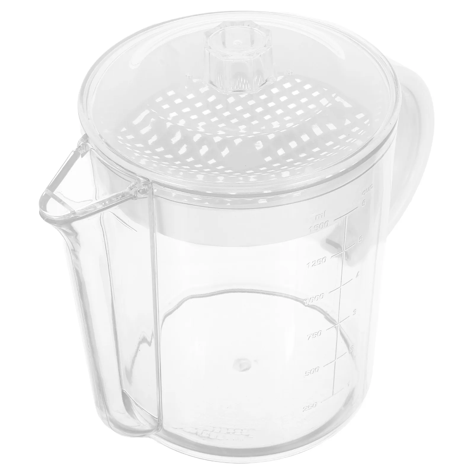 

1 шт. Сепаратор для жира 1500 мл, кухонный фильтр-стакан, мерный стакан, жироуловитель для дома и ресторана, сепаратор для жира