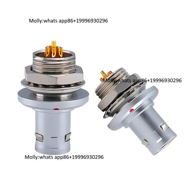

Factory Directly Sale B Series FWG Circular Male and Female Push Pull Connector 2/3/4/5/6/7/8 Pin Chrome-plated Brass Connectors