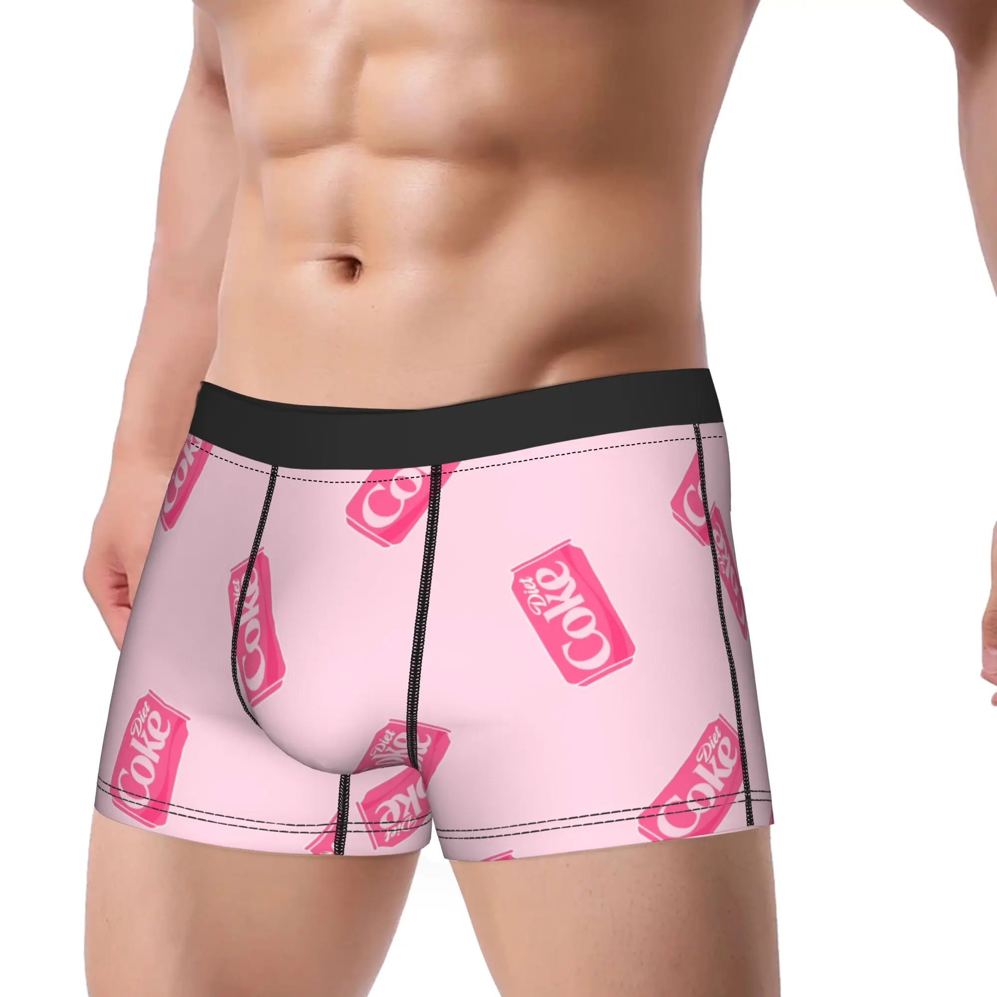 dDiet Coke Can Pattern  dDiet Coke Underpants Homme Panties Men's Underwear Ventilate Shorts Boxer Briefs