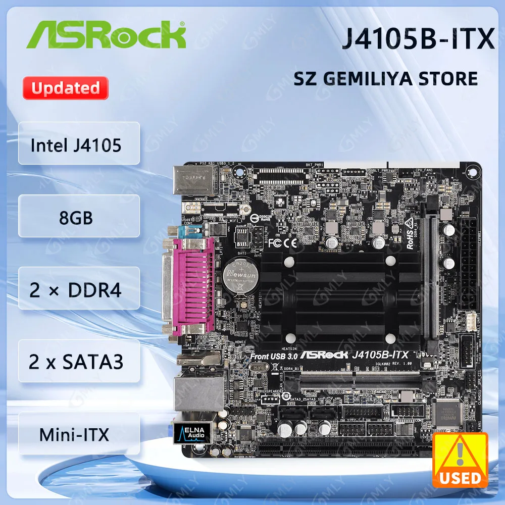 J4105 ITX Motherboard -AliExpress