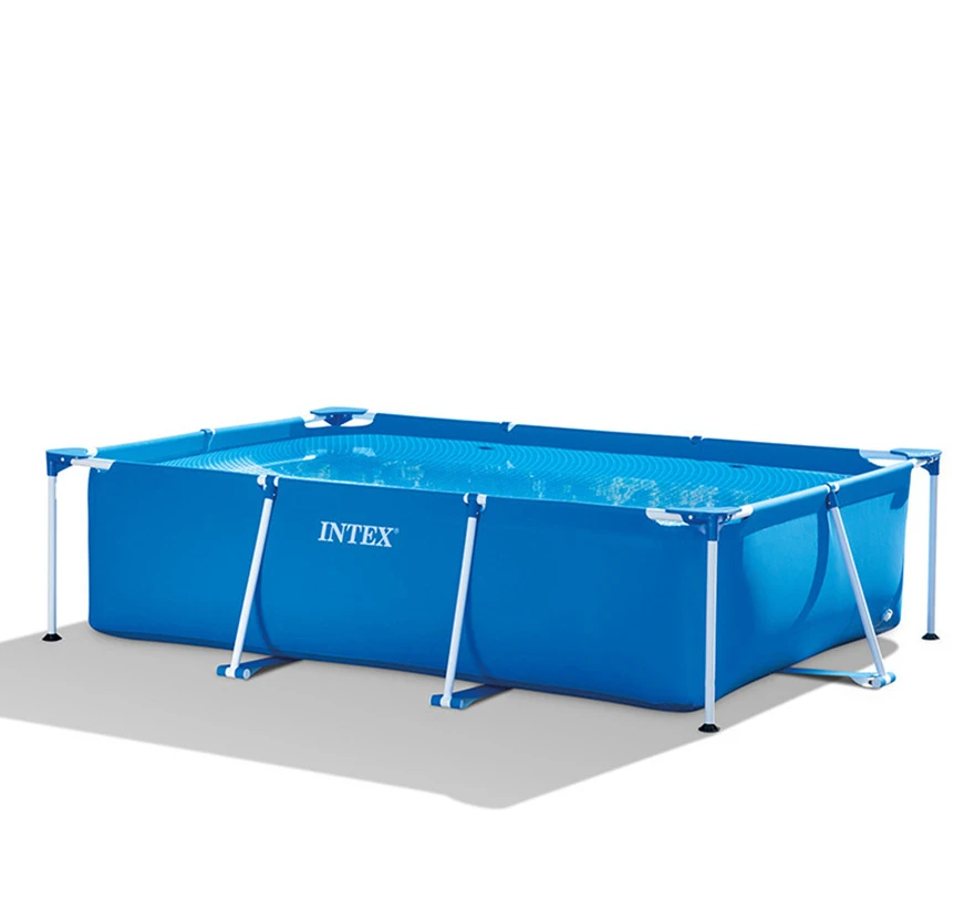Rectangular Wading Pool With Pipe Support For Family Private Use
