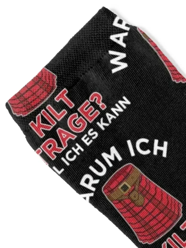 Warum Ich Kilt Trage? Schotte Geschenk Schottland Socks valentine gift ideas New year's Running luxury Socks Female Men's
