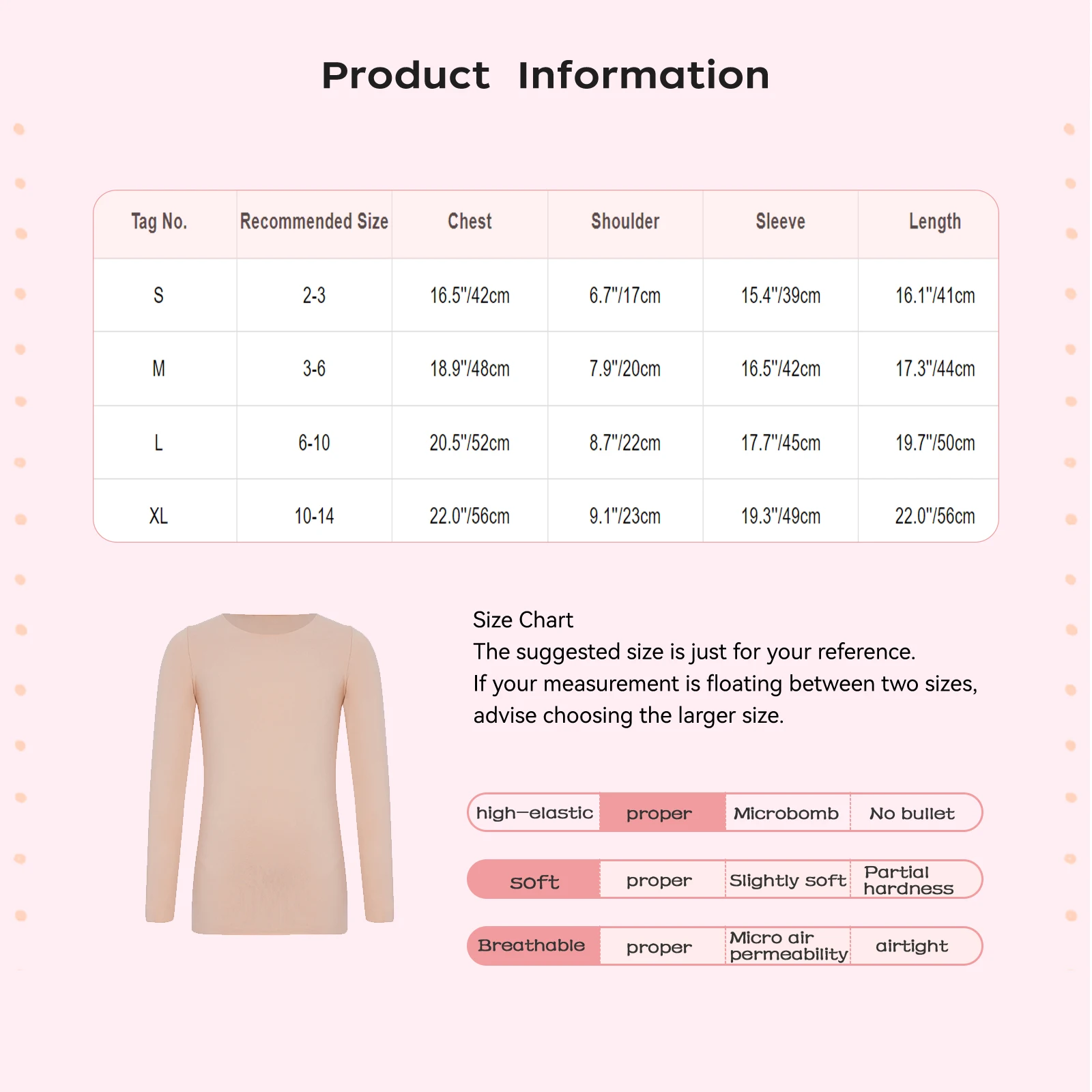 ملابس داخلية حرارية بدون خياطة للأطفال البنات بأكمام طويلة بلوفر علوي لممارسة رقص الباليه والجمباز ملابس تدريب