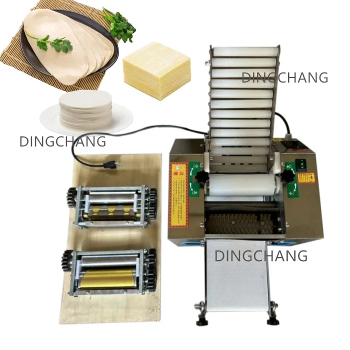 Automatic Disc Ruti Roti Chapati Maker Gyoza Dumpling Skin Wrapper Making Machine Flour Tortilla Machine