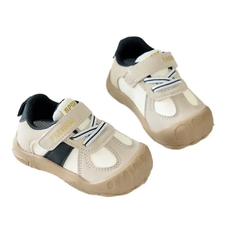 Children's sports shoes autumn new item men's women's Baby bnon slip casual versatile leather surface soft sole running shoes - Image 7