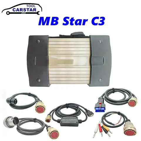 Professional MB Star C3 Full chip MB C3 Multiplexer Diagnostic Tool Cars and Trucks Auto Diagnostic Scanner