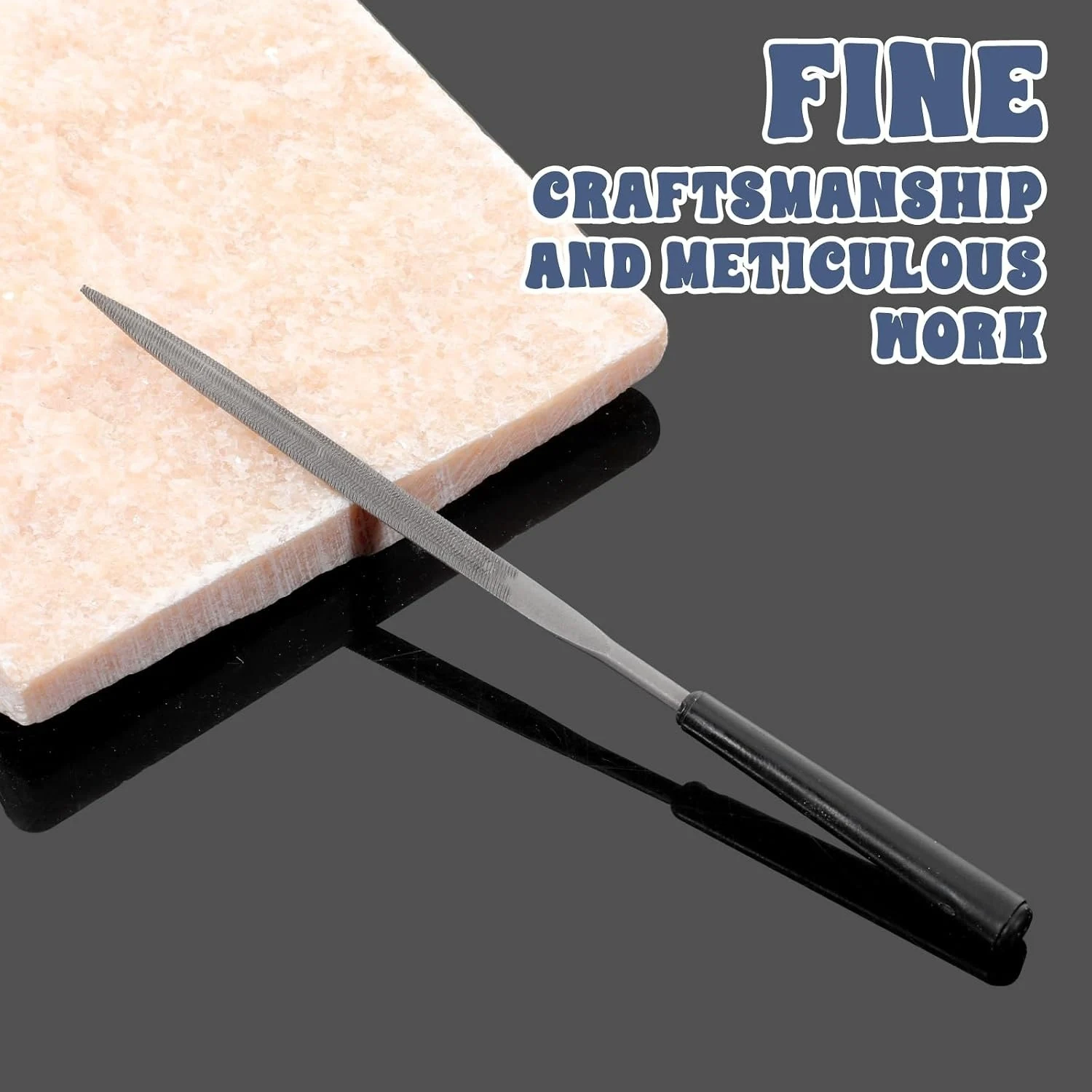 5/6/10-teiliges Metall-Nadelfeilen-Set, Holzraspel, Metallpolier-Handfeilenwerkzeuge, Stahlraspel, Nadelfeilen für Metall-, Glas- und Steinschnitzereien – Detail 4