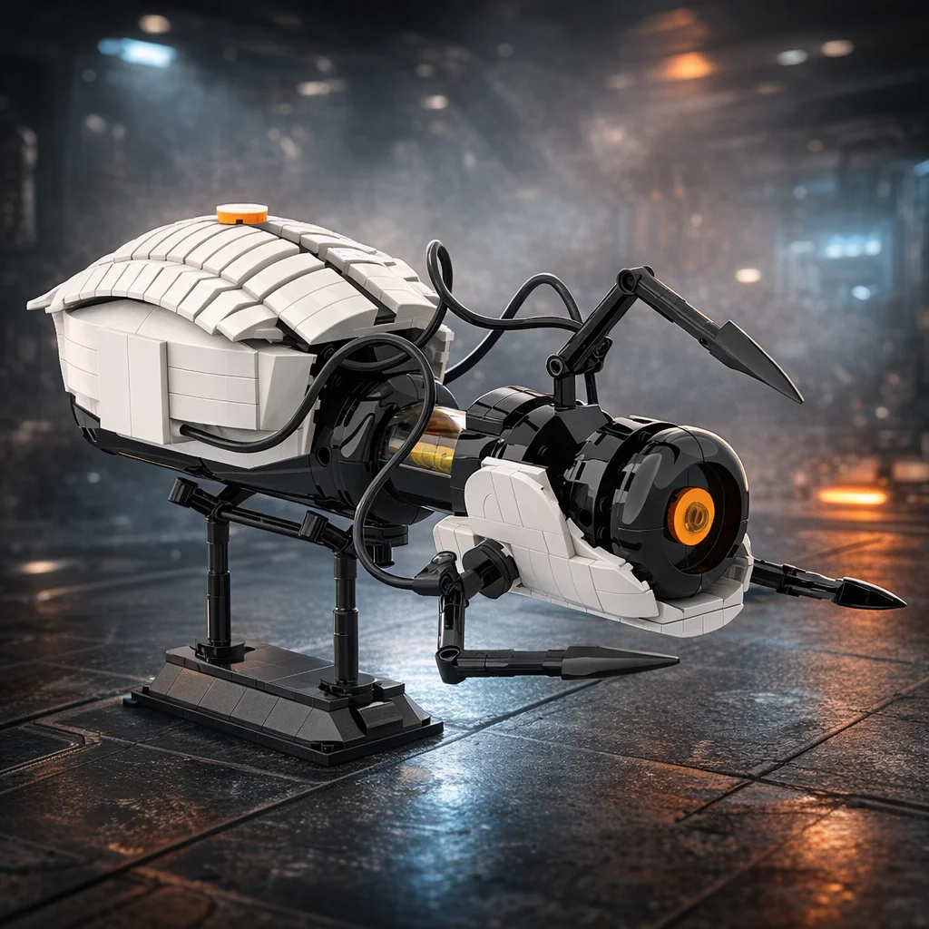 

MOC Sci-Fi Portal Device Building Blocks Model Teleport Gun DIY Assembly Bricks Toy Creative Display Gift for Kids Adults