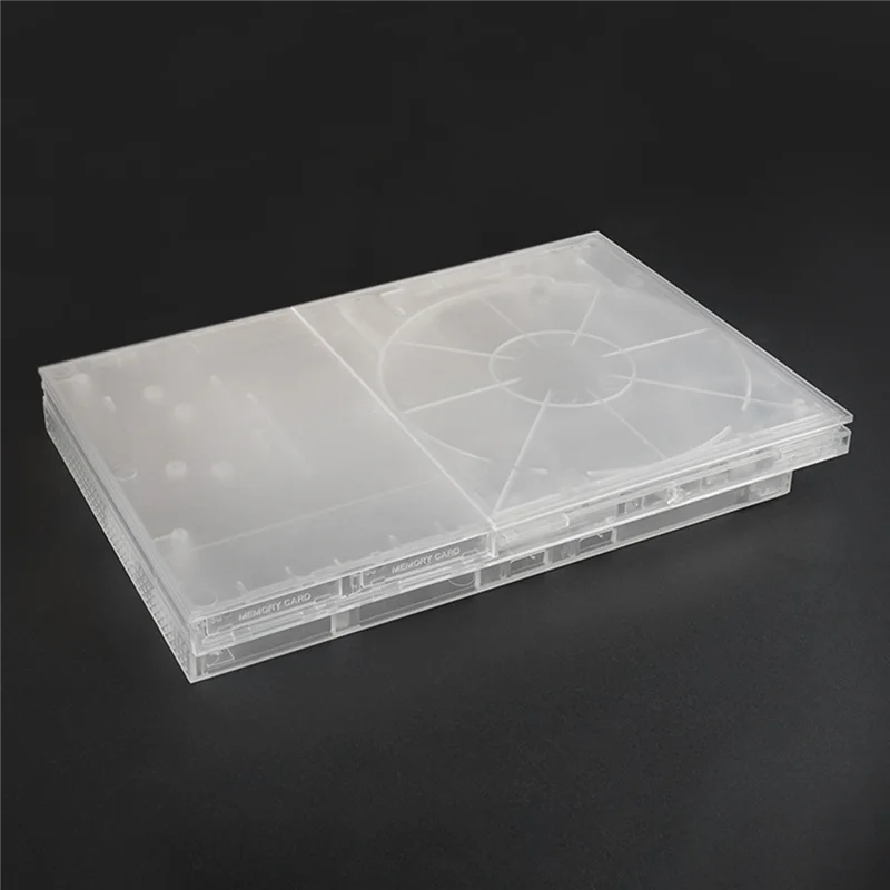 AP-Vervanging Shell Voor PS2 Slim 9XXXX Doorschijnende Volledige Behuizing Shell Case Cover Voor PS2 Slim Game Console