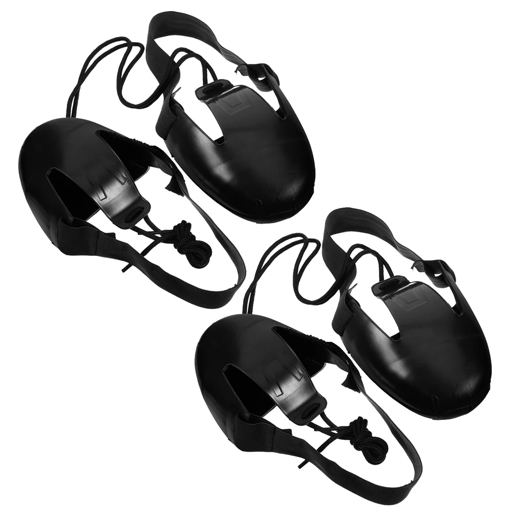 2 Pairs Anti-smash Shoe Covers Caps Safety Shoes Protective Nonslip PVC Material Construction Workplace Visitor Labor