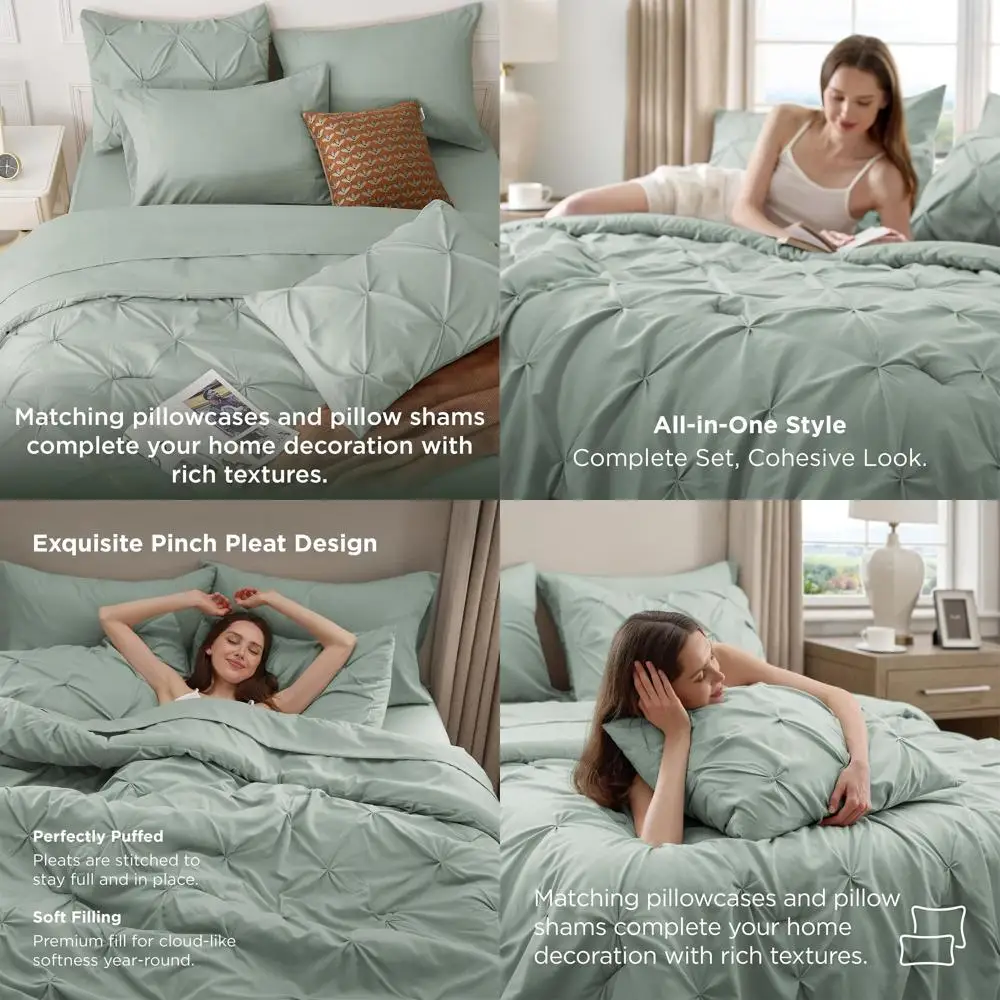 Sage Green Cal King… - image