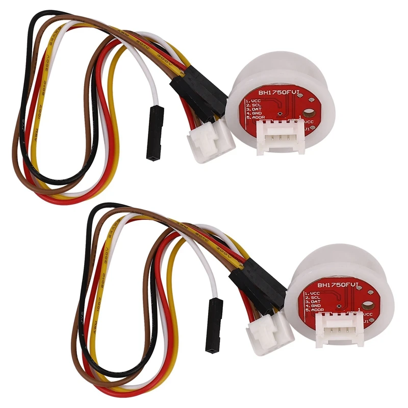 Top Deals 2X Bh1750 Bh1750fvi Chip Lichtintensiteit Licht Module Bal Dc5v Voor Arduino