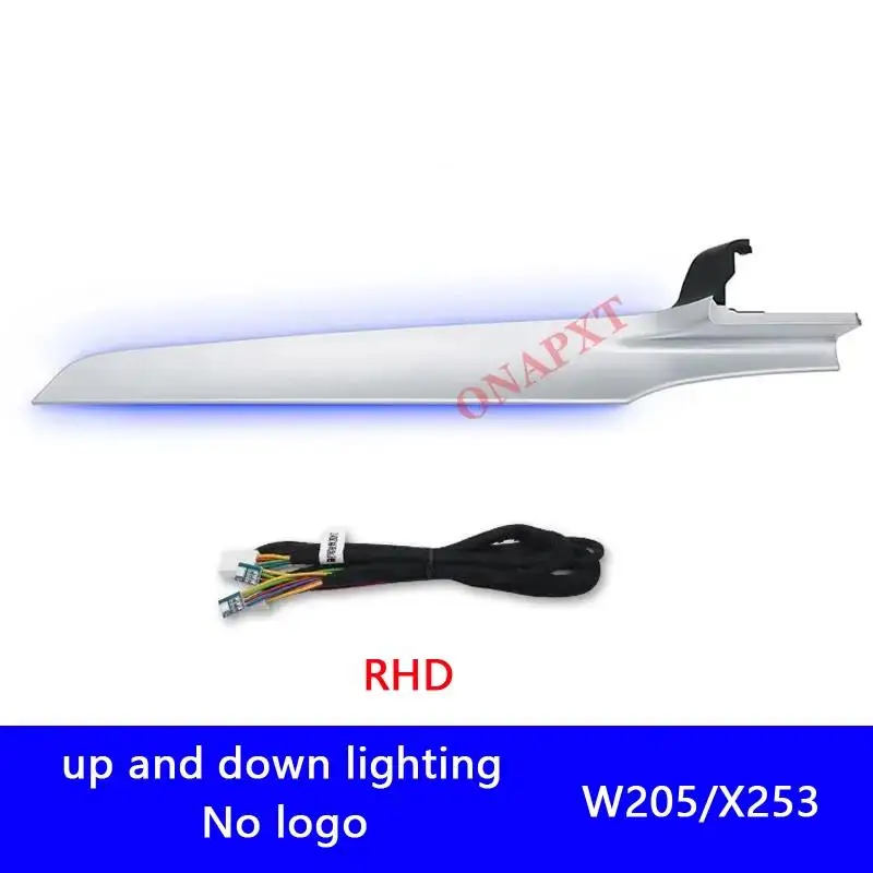 LED Neon Ambient Light LHD RHD MB Co-pilot Passenger Atmosphere Lamp Cover For Mercedes-Benz C W205 Coupe GLC X253 2014-2022