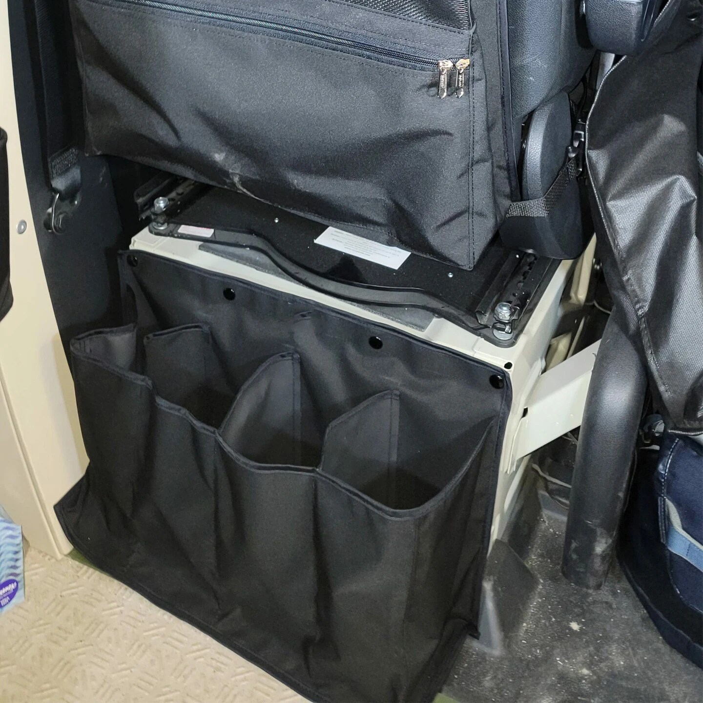 Wohnmobil-Schuhaufbewahrung 10 Zoll 4-Fächer-Lösung Wohnwagen Reisemobil Schuhaufbewahrungstasche Multi-Taschen RV Wandmontage Organisation