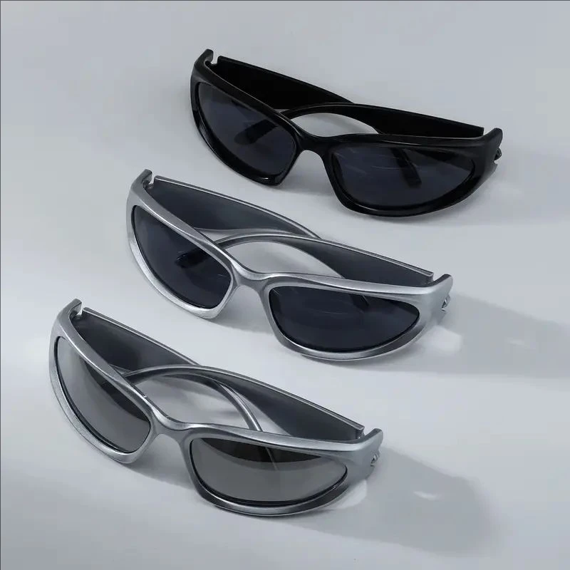 3PCS Sportbrille Y2K UV-Schutz zum Klettern, Laufen, Baseball, langlebiger PC-Rahmen und Objektiv – Detail 4