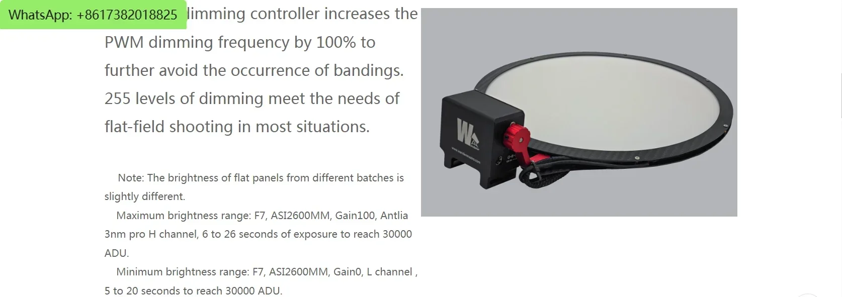 WandererCover V4-EC Teleskop Astronomi Panel datar bermotor ringan profesional