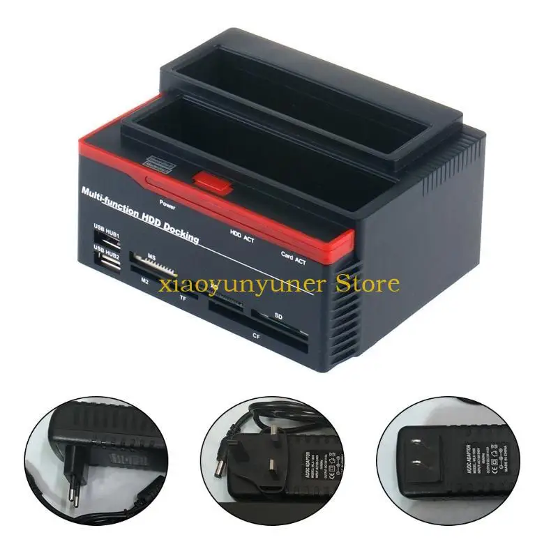 P9JB Dua / Ide Hard Disk Simultan Membaca Dock Basis Dokter HDD