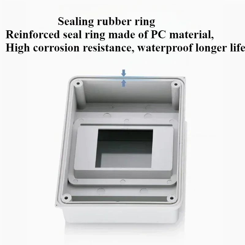 Outdoor rain protection for air switch breaker of open mounted Charging station in HT5 circuit waterproof distribution box