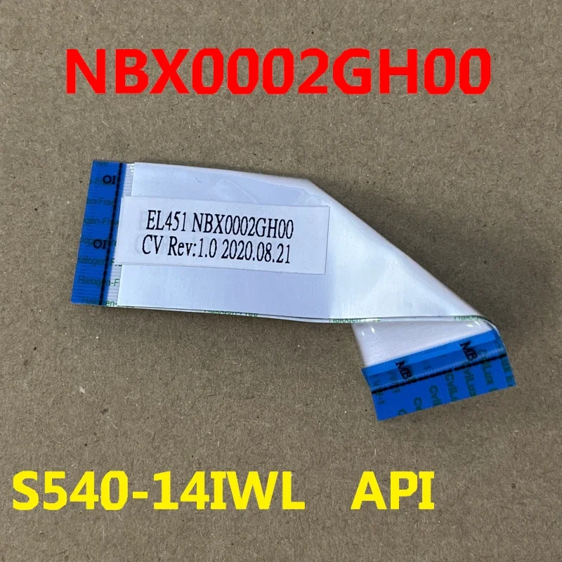 บอร์ดอ่านการ์ด NBX0002GH00สายเคเบิล USB สำหรับ Lenovo S540-14IWL สายสวิตช์ S540-14API S540-14IML