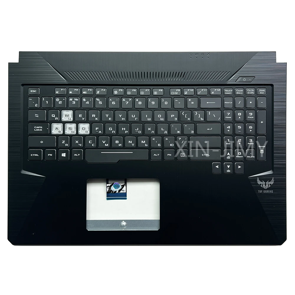 

FX705 Russian RGB Backlight Keyboard For ASUS TUF TUF705 FX705GM FX705DD FX705DU FX705DT FX705DY FX705V With Palmrest Upper