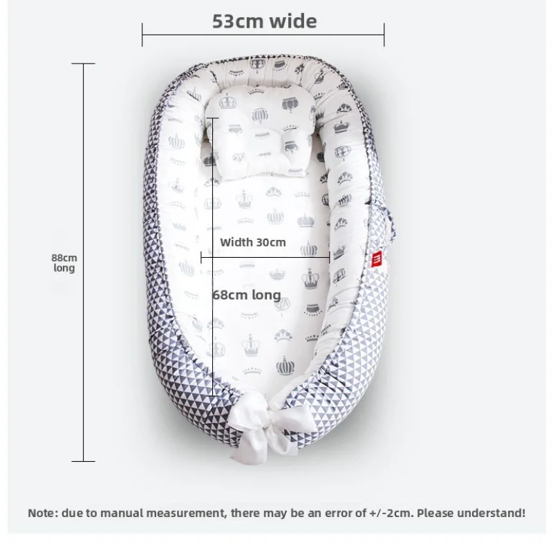 سرير متنقل وقابل للغسل لعام 2025 - سرير متنقل بتصميم بيونيك لحديثي الولادة #3