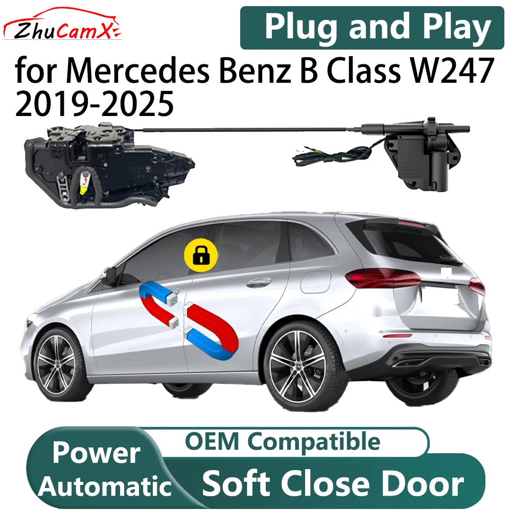 

for Mercedes Benz B Class W247 2019-2025 Car OEM Auto Smart Electric Soft-Close Closing Closer Power Door Latch Kit Systemt