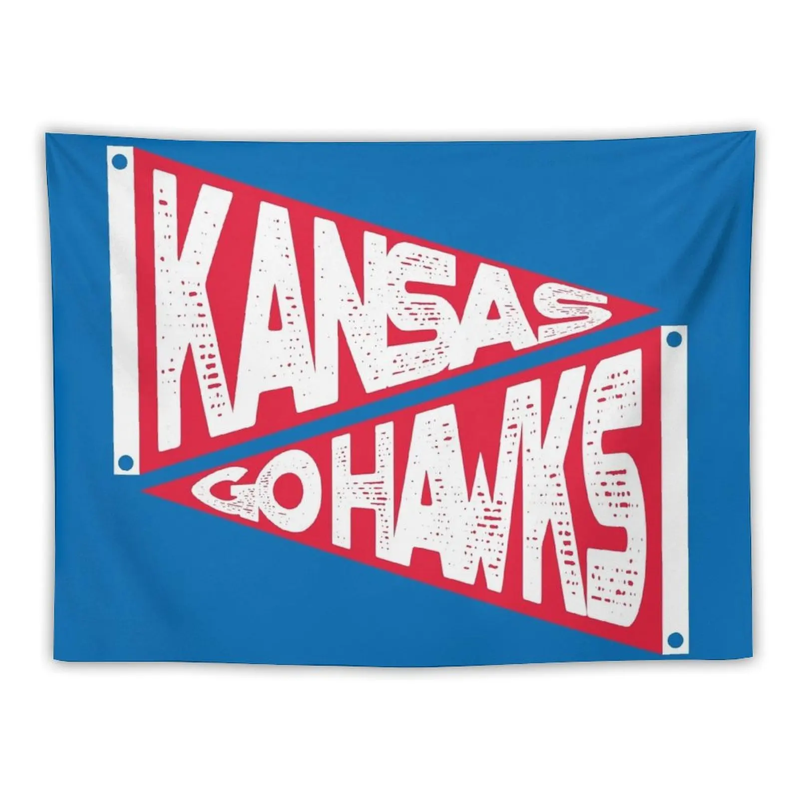 

KANSAS GO HAWKS Tapestry Wall Tapestries Decoration Home Decorative Wall Murals Room Decorations Tapestry