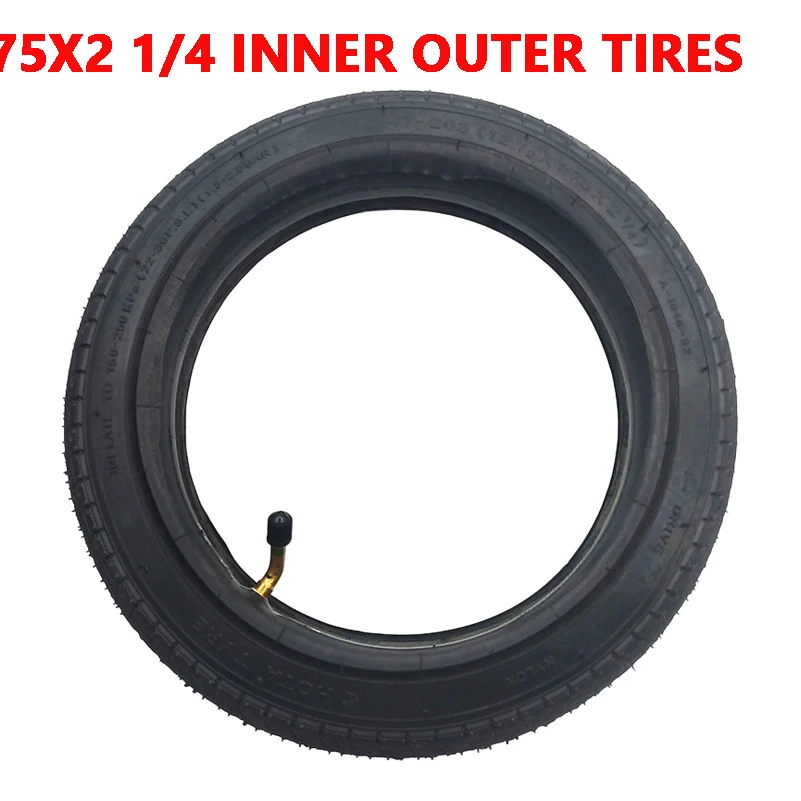 12 1/2x1.75x2 1/4 tire accessories for children's bicycles and baby strollers, 12 inch 12x2.125 inflatable tires