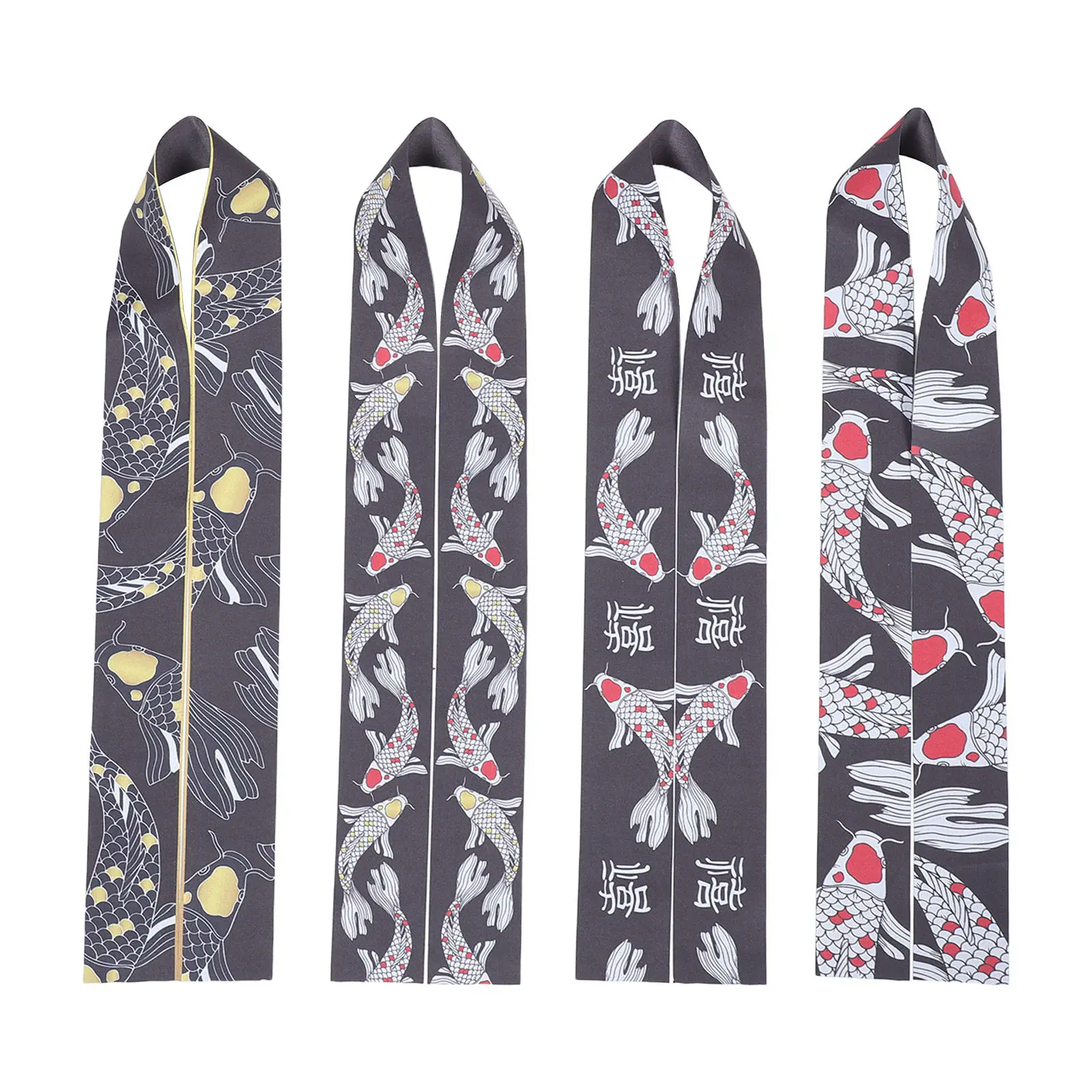 

4Pcs Japanese Karate Headband Kids Ninja Samurai Hachimaki Sweat Absorbing Quick Dry Sports Headwear Birthday Party Favor