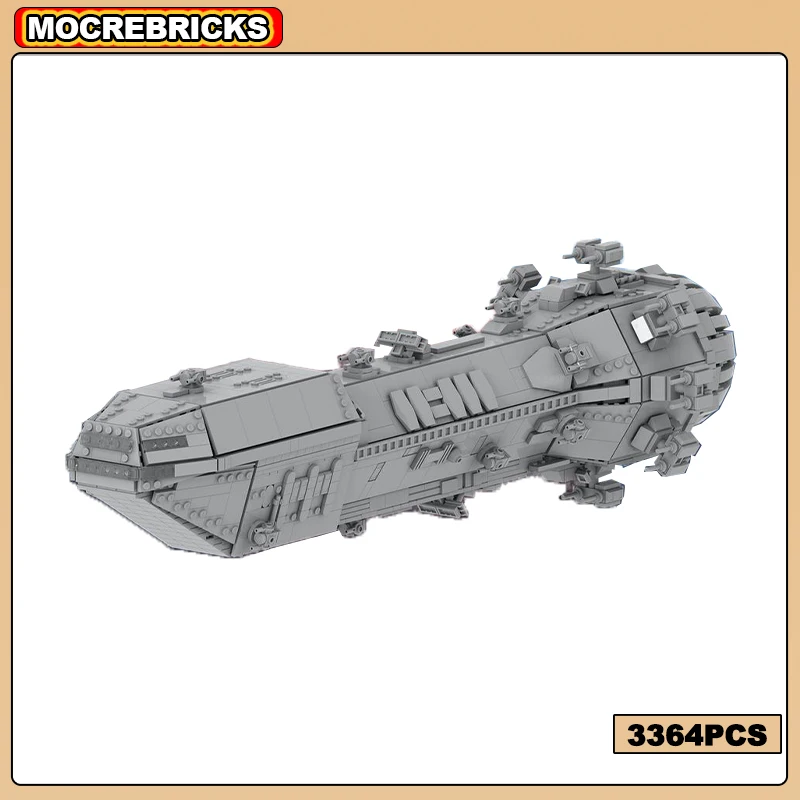 

MOC-152704 Ultimate Collectibles UCS Lancer Class Frigate Building Block Spaceship Assembly Model Brick Toys Children's Gifts