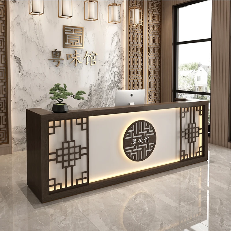 Cabinet Podium Reception Desks Shop Church Modern Hotels Checkout Desk Counter Hotels Pulpito Para Igreja Beauty Salon Furniture