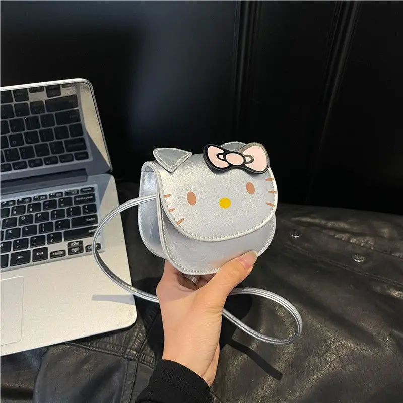 헬로 키티 만화 크리 에이 티브 미니 변경 저장 가방 귀여운 패션 다목적 의류 액세서리 크로스 바디 백 생일 선물