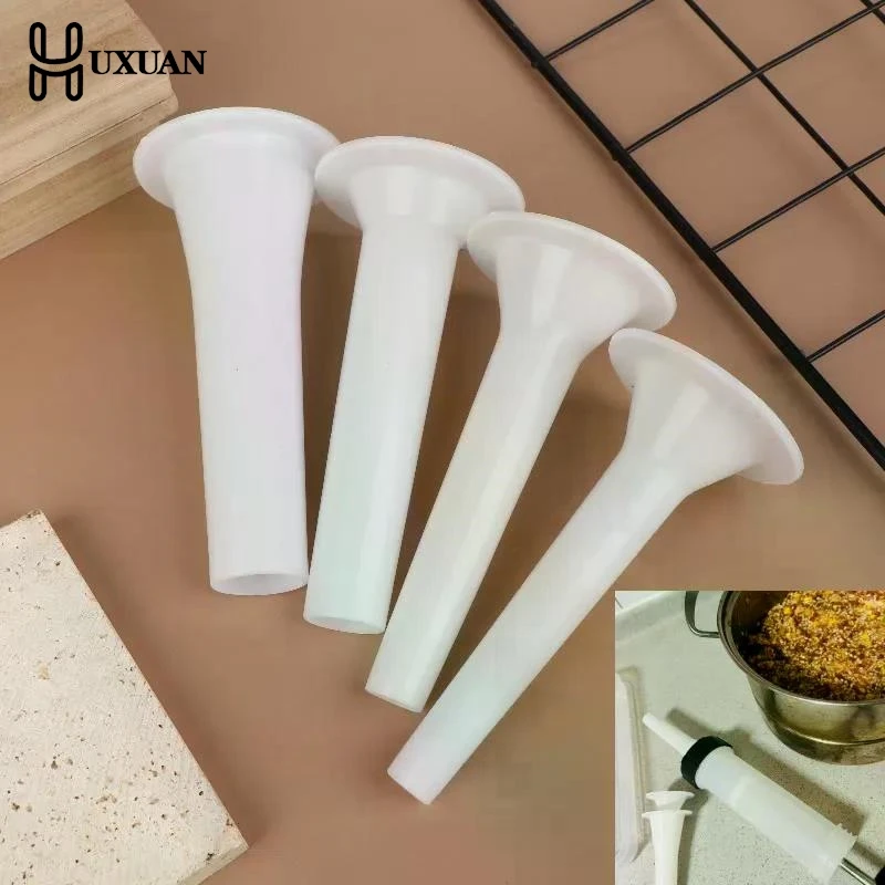 【w】Ручная-насадка-для-клизмы-для-колбас-насадки-для-мясорубки-для-колбас-хот-догов-и-венчиков-белого-цвета
