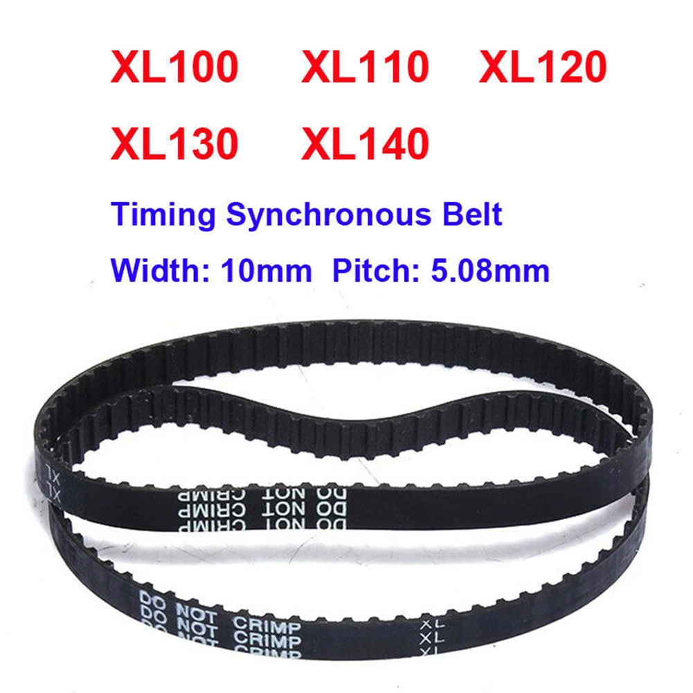 

Timing Belt Rubber Belt 10mm Width 1/5'' Pitch Spacing Closed Loop Rubber Timing Belt 100XL 110XL 120XL 130XL 140XL 037