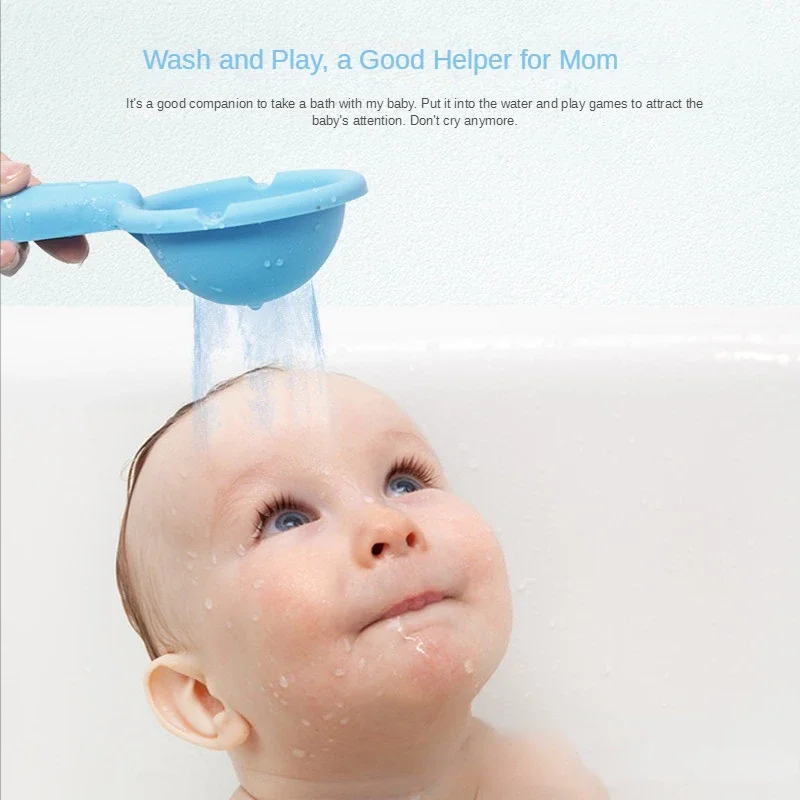 Windmill Baby Bath Toy Washing Hair Cup Toddler Bathtub Colorful Waterwheel Bathing Sucker Child Shower Sprinkler Toy Windmill