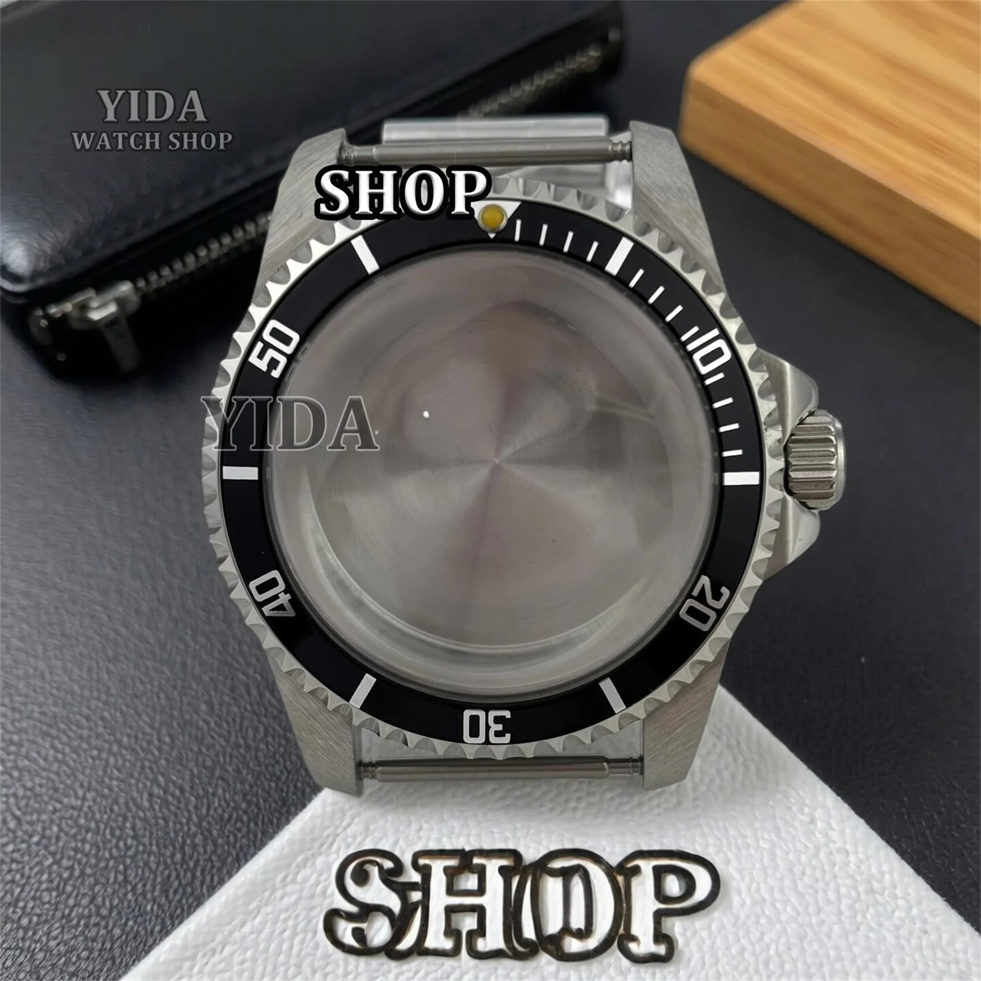 

39MM NH35 Case Vintage Restro Stainless Steel Arcylic Bubble Glass 10ATM Waterproof Mod Watch Parts for SUB GMT NH36 Movement