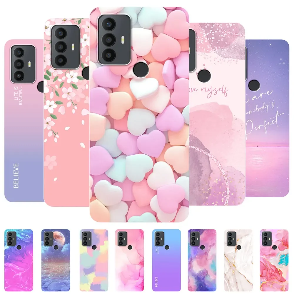 For TCL 30 SE Case 6.52 inch Silicone Soft Back Cover Case For TCL 30SE Transparent Bumper Coque For TCL 305 306 Fundas Shell