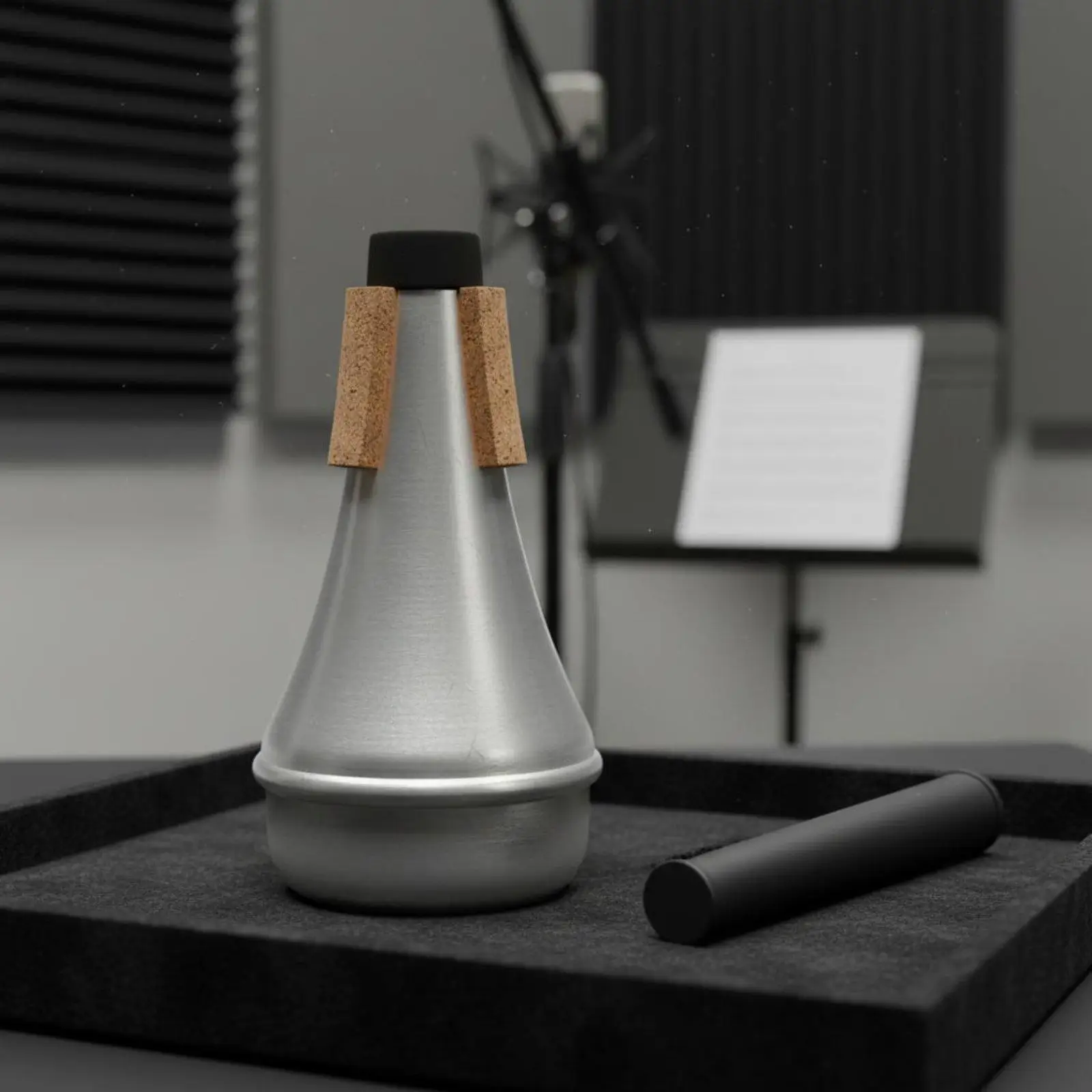 Trumpet Easy to Clean Trumpet Practice Mute Metal Body for Students