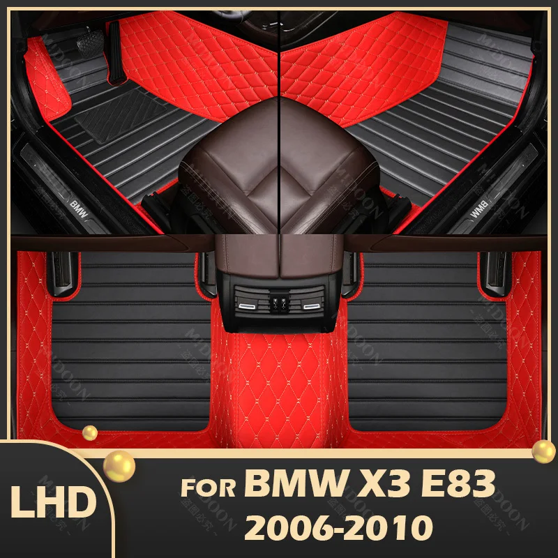 

MIDOON Car floor mats for BMW X3 E83 2006 2007 2008 2009 2010 Custom auto foot Pads automobile carpet cover