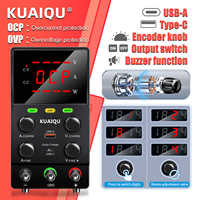 KUAIQU DC Laboratory Power Supply OCP OVP Bench Power Supply Overcurrent Alarm Short Output Switch Phone Repair Battery Charge