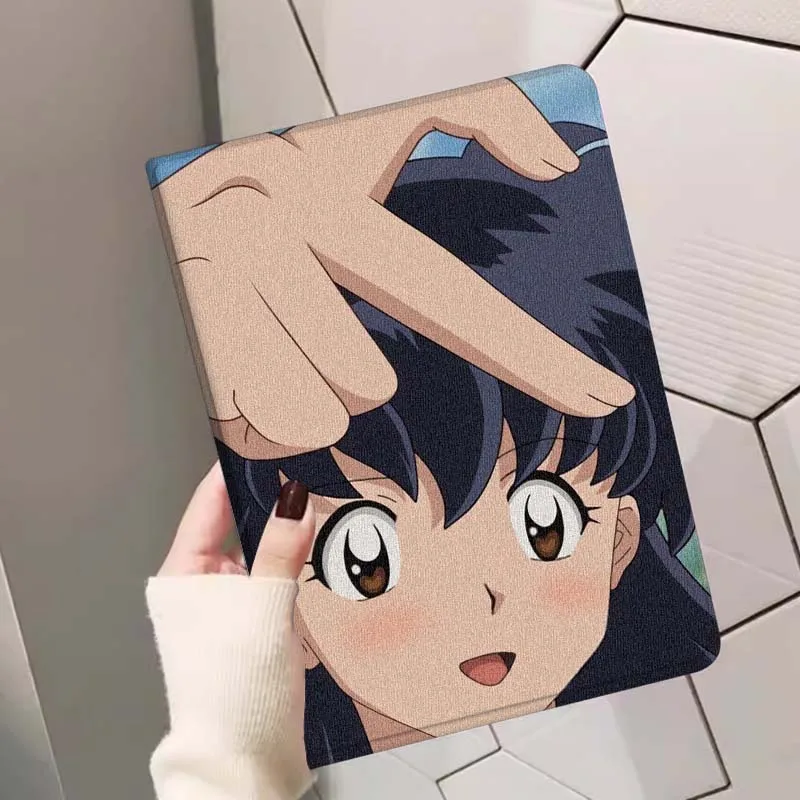 إينوياشا الفن شعبية أنيمي لسامسونج غالاكسي تاب S9 S10 S6 S7 S8 FE زائد لايت بوصة غطاء قابل للطي اللوحي