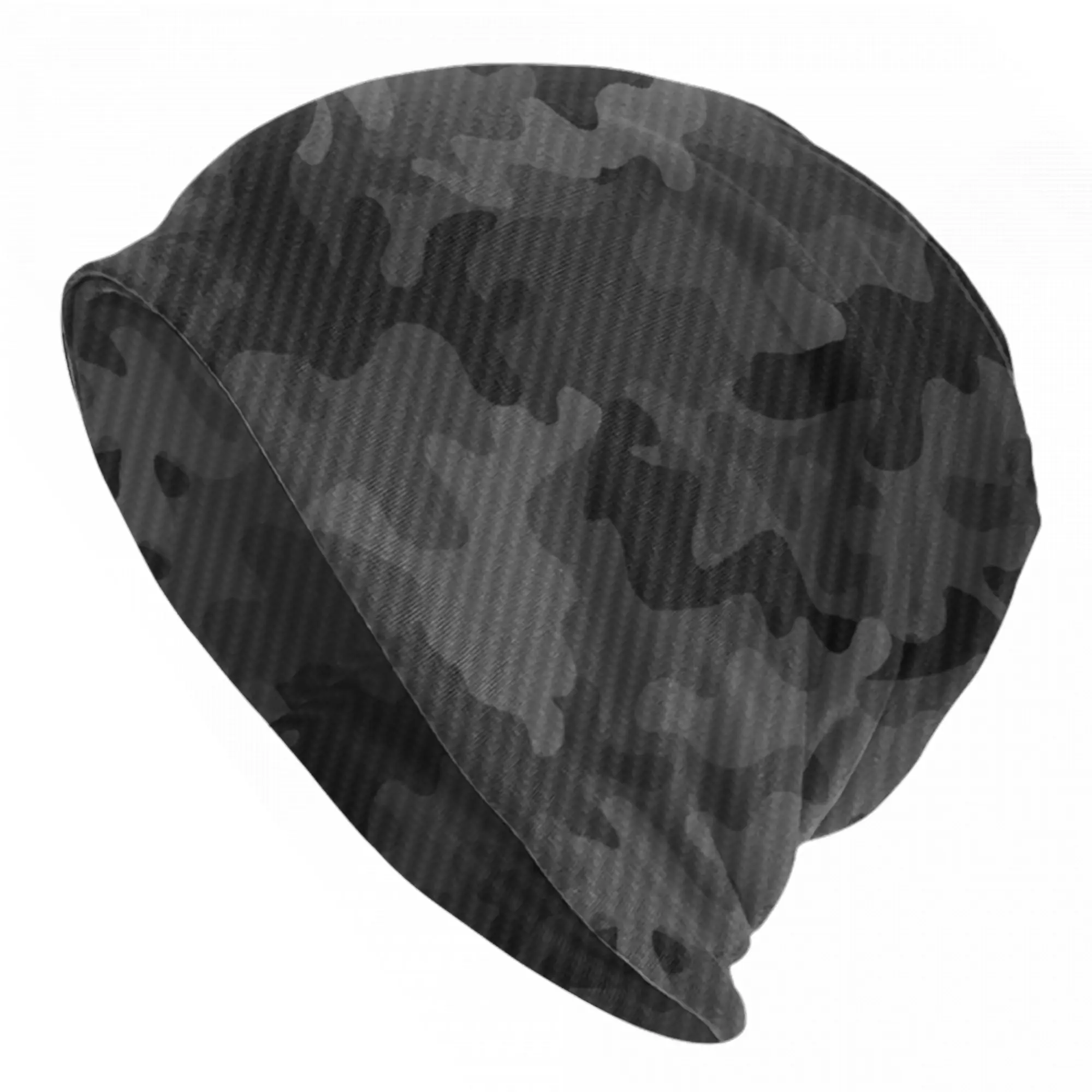 Carbon Camouflage Skullies Beanies Hat Multicam Military Vintage Unisex Street Caps Warm Dual-use Bonnet Hats